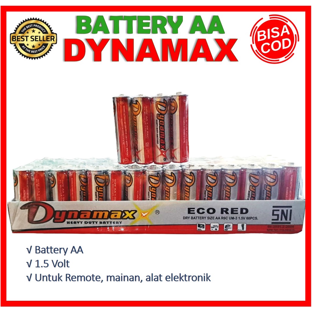 Batteray Dynamax AA Batere Dynamax A2 Batterai Dynamax AA Baterai Dynamax AA