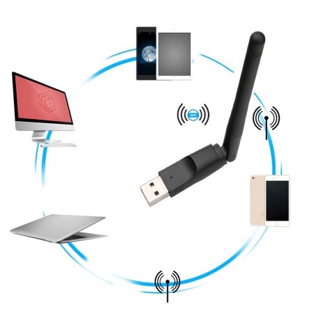 USB WIFI DONGLE RECEIVER ANTENA bisa buat STB