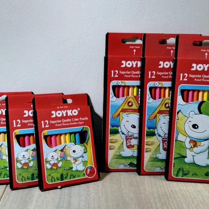 

Open DS] Pensil 12 warna Joyko