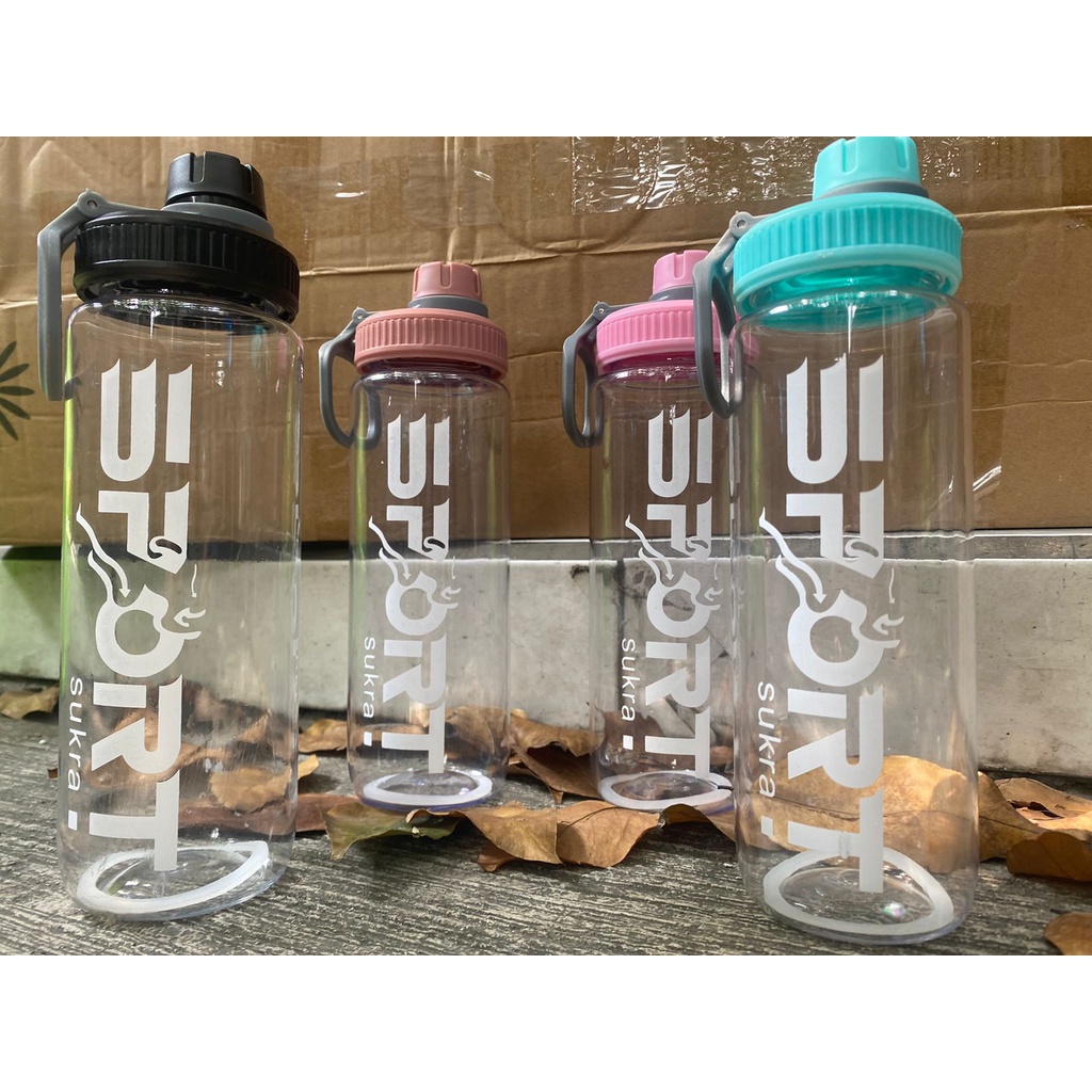 Botol Minum 600ml Botol Minum Sport Model Botol SUKRA untuk Olahraga ada 2 macan ada 4 warna