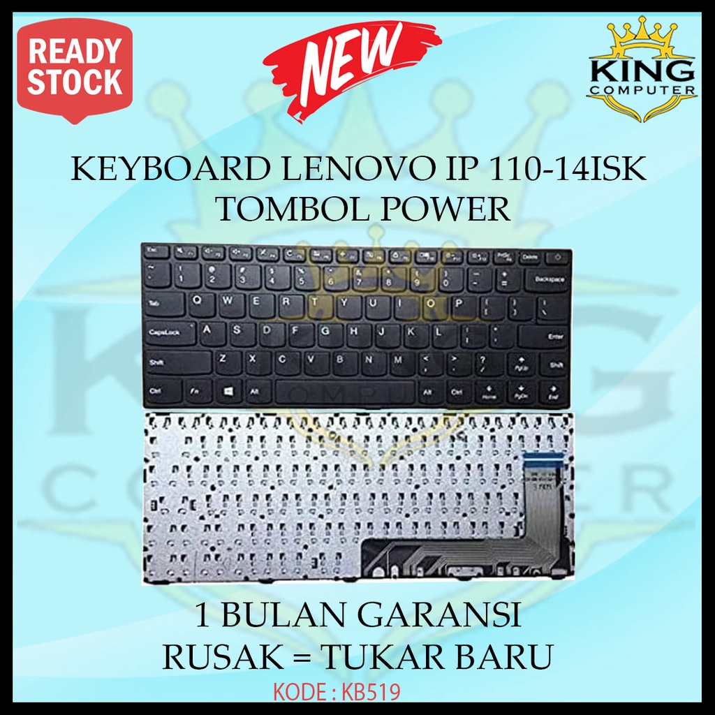 Keyboard Laptop Lenovo IP 110-14 ISK Series