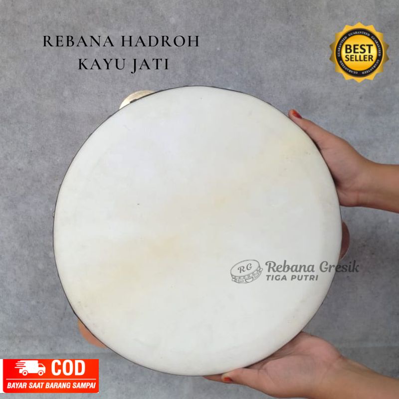 Hadroh 1 set Alat Rebana Kualitas super Kayu Jati Banjari full Musik Tradisonal