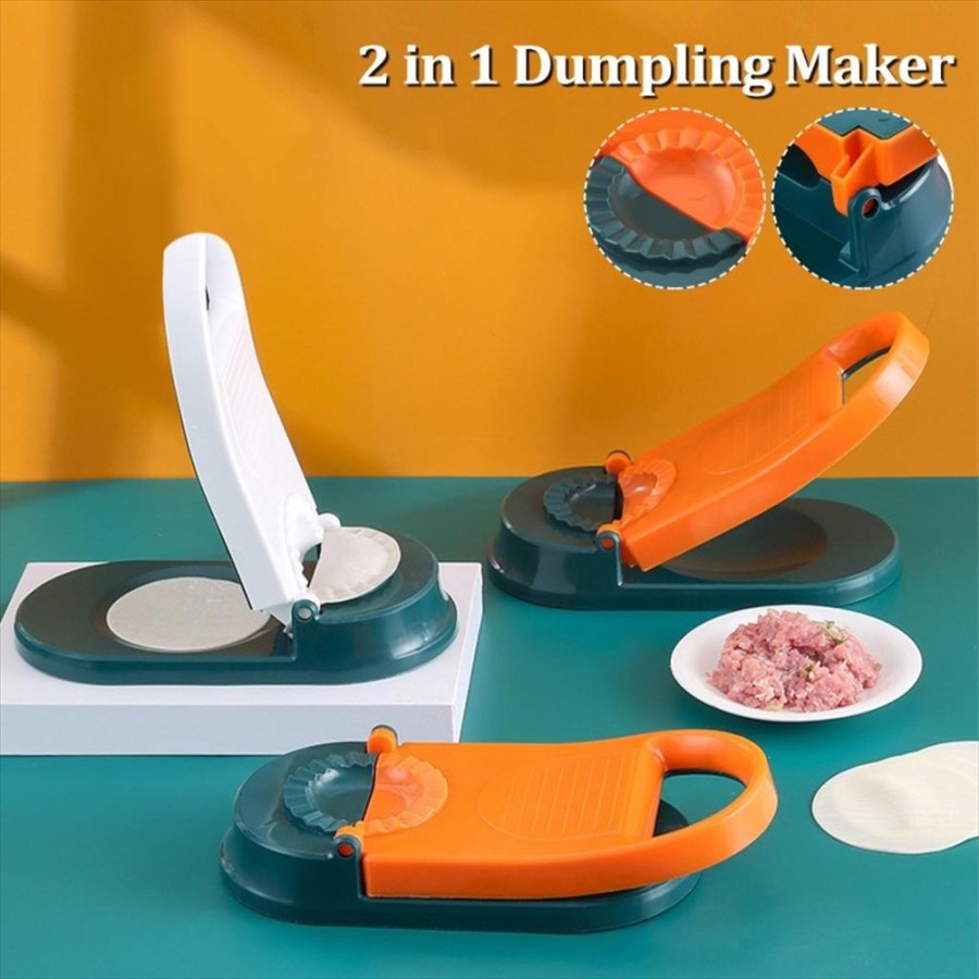 Alat Cetakan Pangsit Press Manual - 2in1 Dumpling Maker Serbaguna