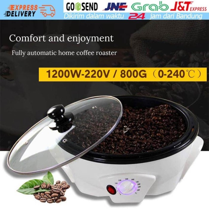 Listrik Kopi Beans Depan Listrik Coffee Roaster Mesin Roasting 220V