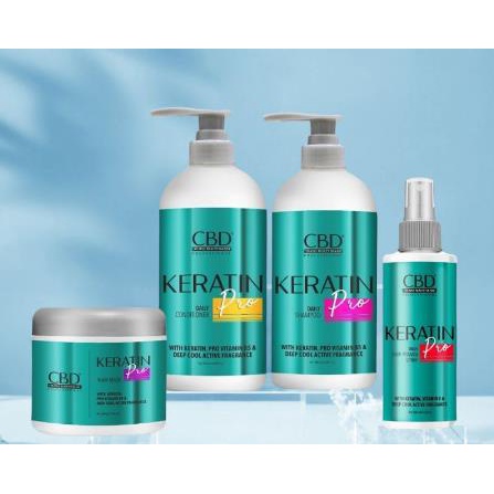 * NCC * CBD Professional Keratin Pro Color Shield Collagen Repair Hair Mask Masker Rambut Shampoo Shampo