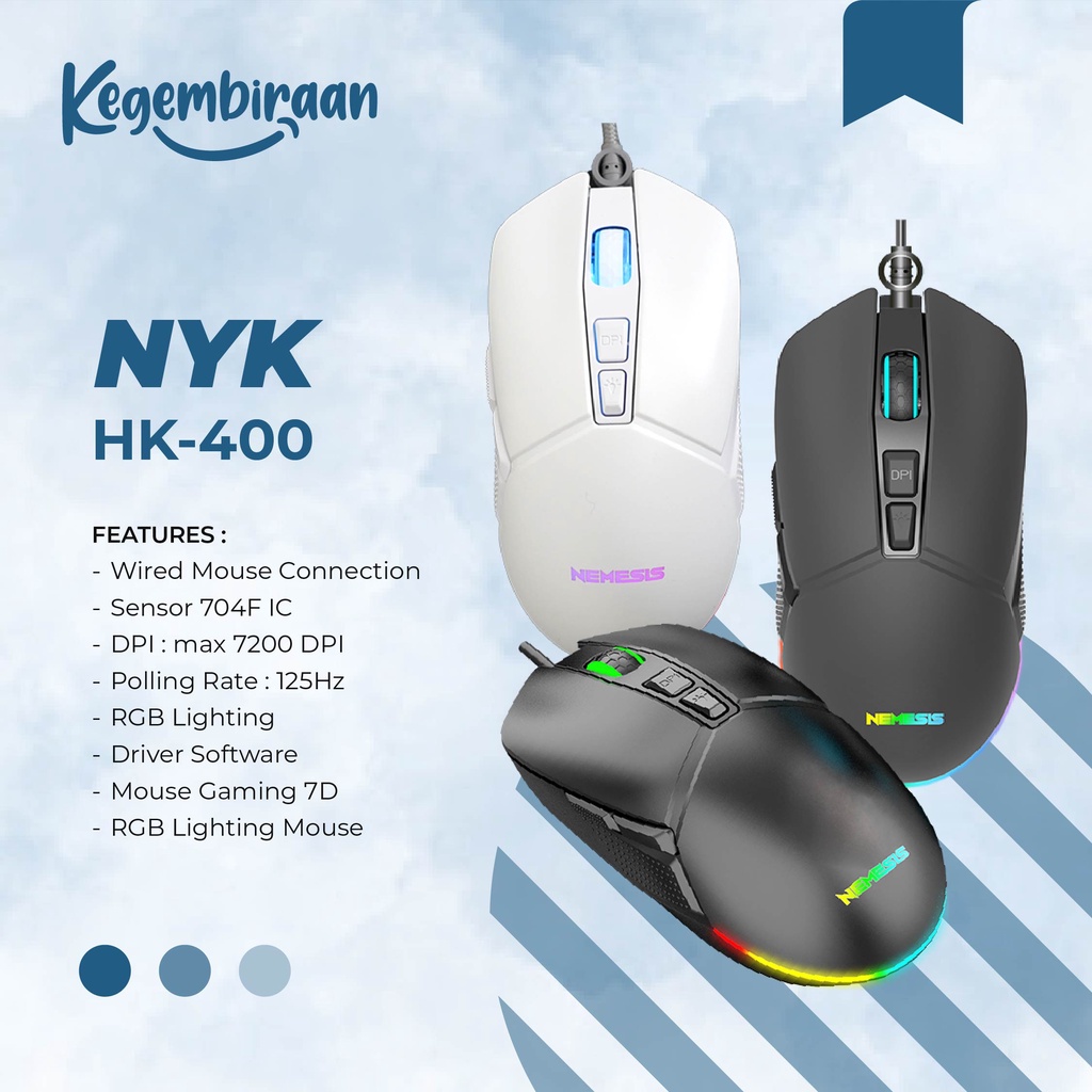 NYK Nemesis Grimlock HK 400 Mouse Gaming Wireless