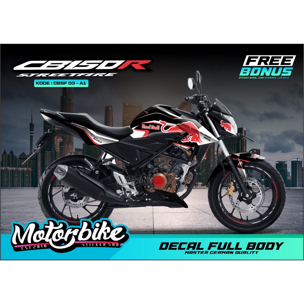 Sticker Decal CB 150R 2016 2017 Fullbody - Decal CB 150 R - Stiker CB150R
