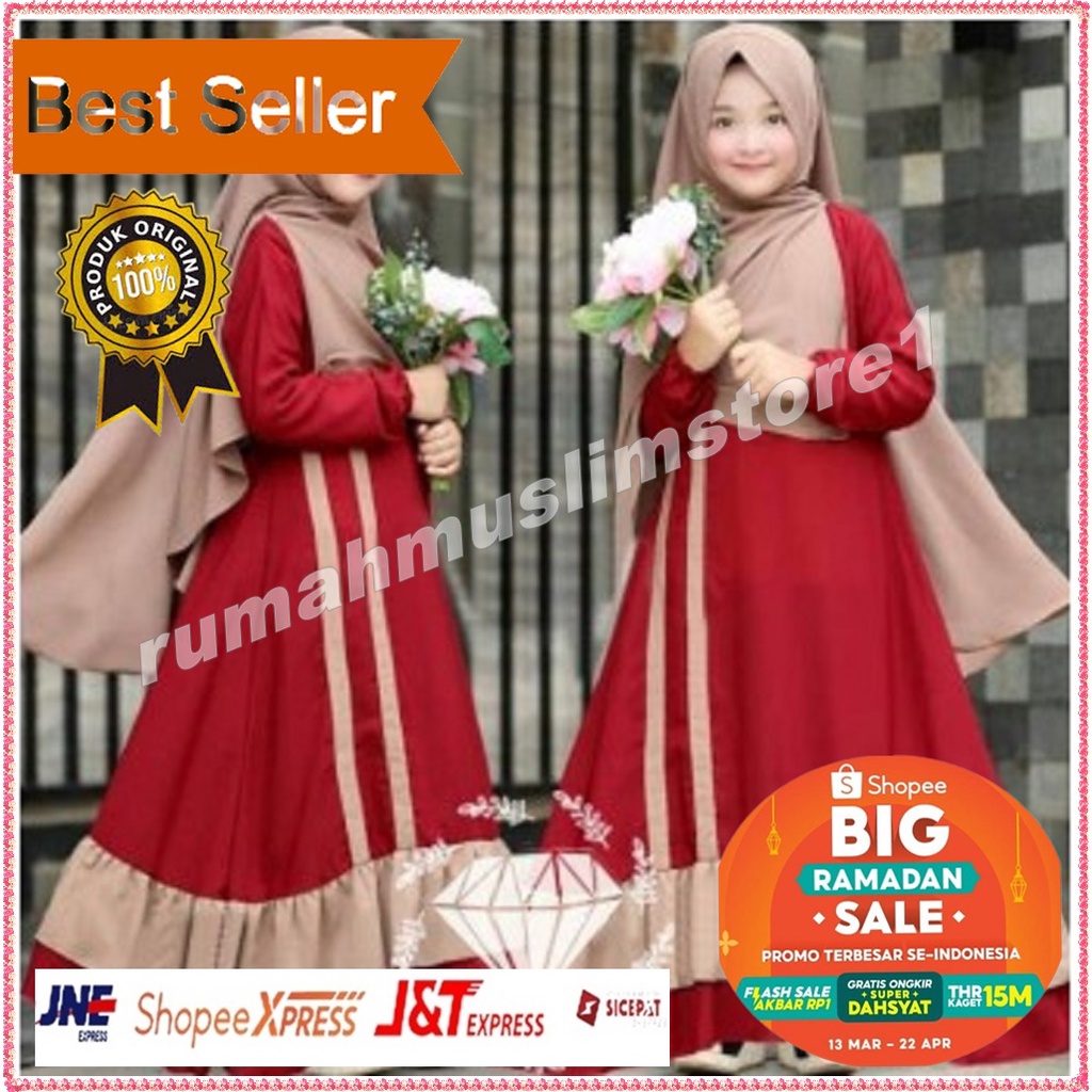 Baju Setelan Anak Perempuan Usia 7, 8, 9, 10, 11, 12, 13 Tahun Terbaru /Rona Set Kids Tanggung Terba