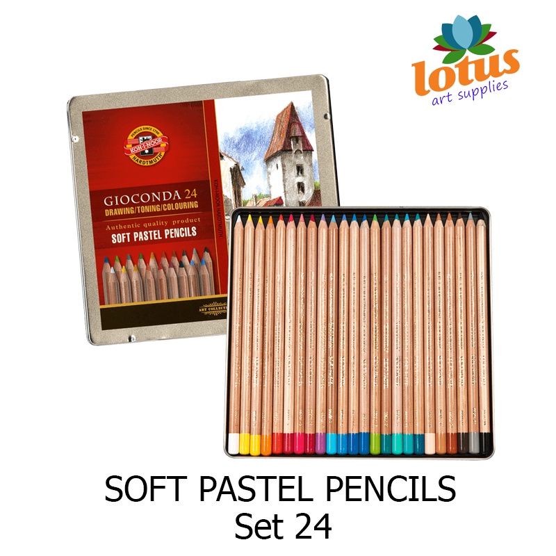 

KOH-I-NOOR Gioconda Soft Pastel Pencil Set / Pensil Pastel Set 24