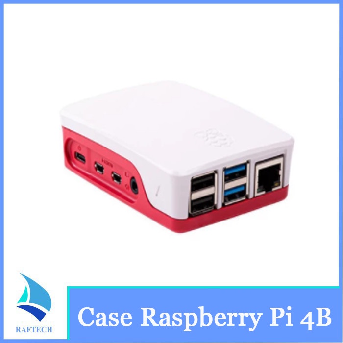 Case Raspberry Pi 4 Model B Raspi 4B Box Casing Official Style ABS