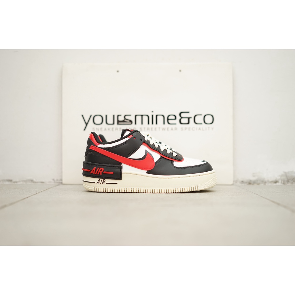 Nike Air Force 1 Shadow Summit White / University Red (W)