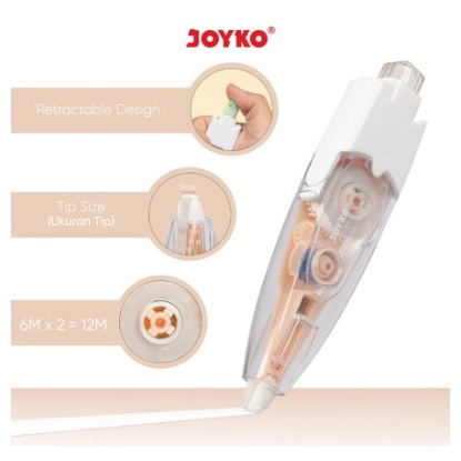 Correction Tape / Pita Koreksi Joyko CT-571 5mmx12meter