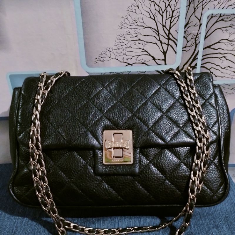 Tas LovCat Hitam Shoulder bag