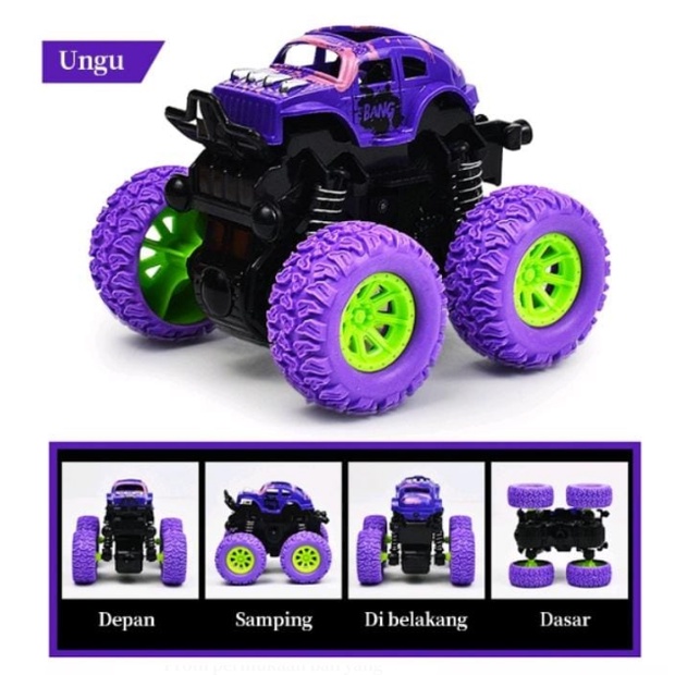 DHIO - Mobil anak / Monster Zap Mainan Mobil Jip Off Road 4 Drive Inertial