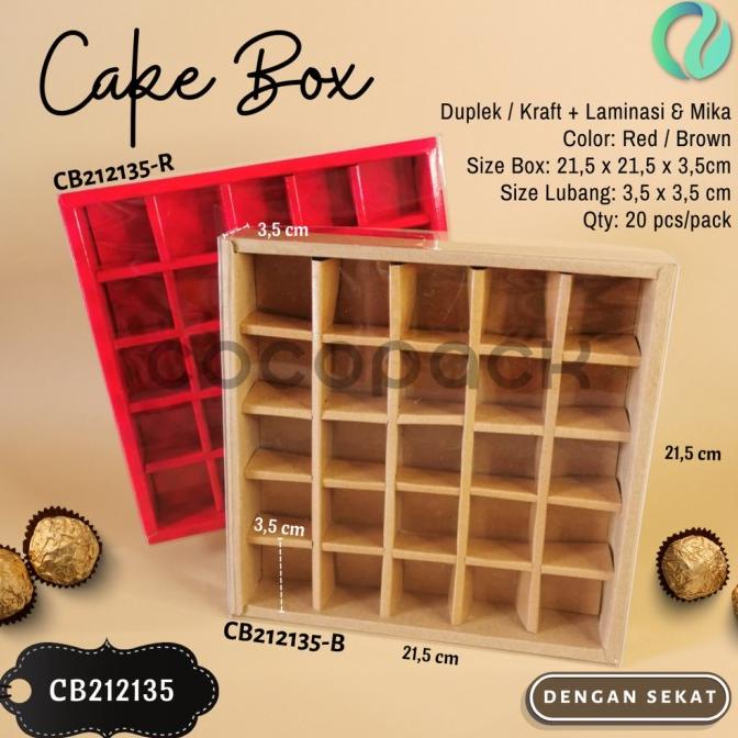 

KUE KERING BOX NASTAR CHOCOLATE PRALINE MOONCAKE INSERT SEKAT 10 PCS EL09I09A82L