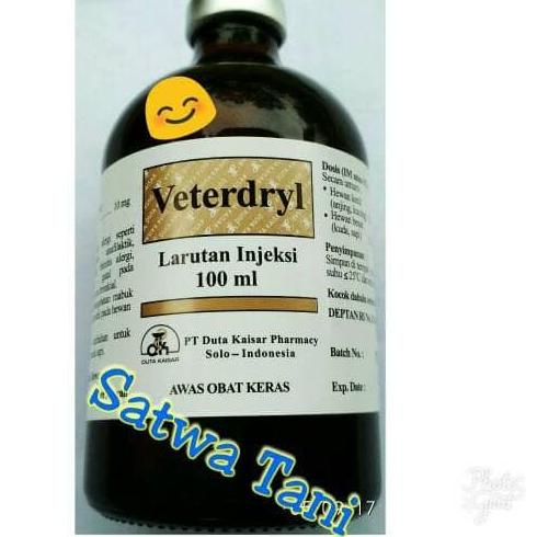 Produk Unggulan] Veterdryl (Antihistamin)