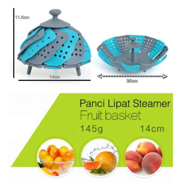 Panci Steamer Jumbo Terbaru Tebal Mpasi 2 Tingkat Awet Q4A4 Tertutup Teflon 2 Susun Besar Mini Multi