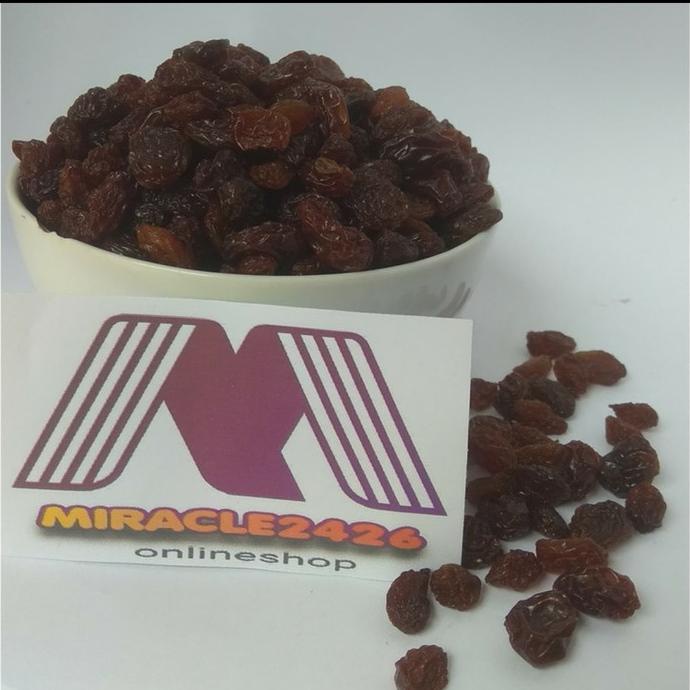 

KISMIS SALE CALIFORNIA DARK RAISIN (KISMIS HITAM) - 1 KG EL09I09A82L