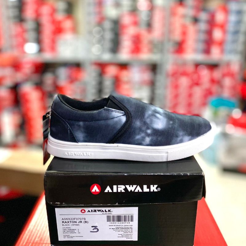 Airwalk Raxton Jr Black Kids Shoes Original