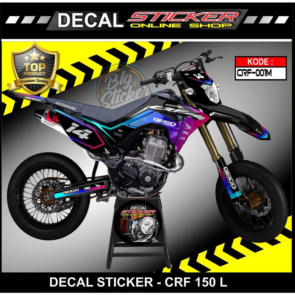 DEKAL CRF 150 L / STIKER CRF