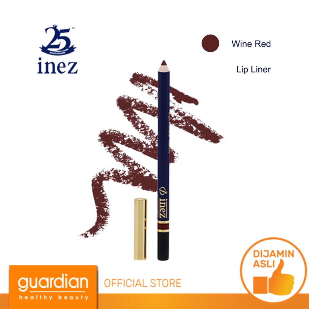 INEZ Color Contour Plus Lip Liner - Wine Red