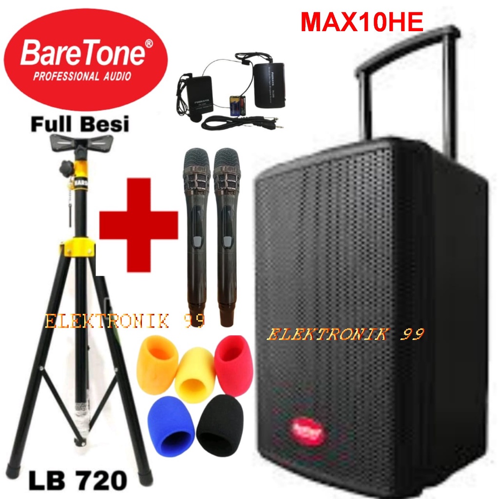 speaker baretone max10he max10 he max 10 he baretone original