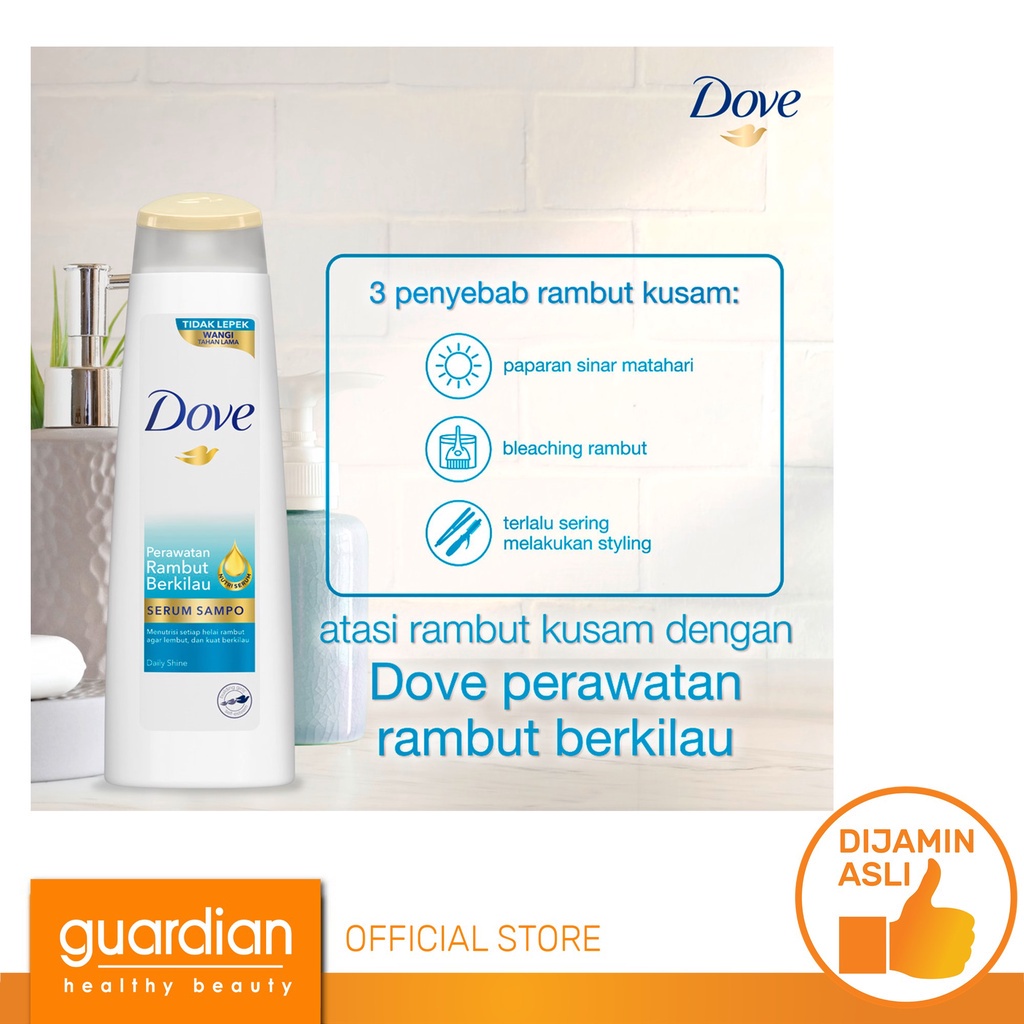 DOVE Shampoo Rambut Berkilau 290ml