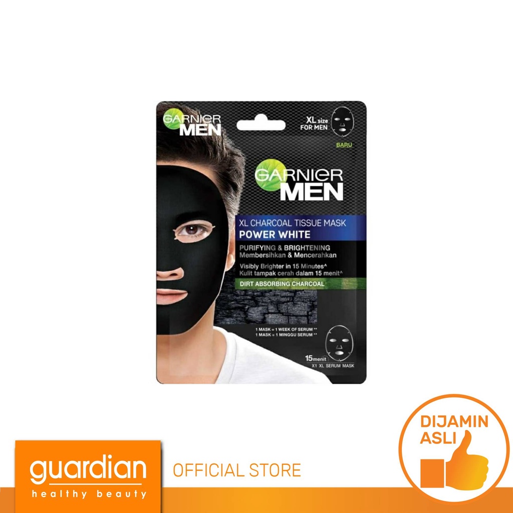 GARNIER MEN Power White Serum Mask 28g