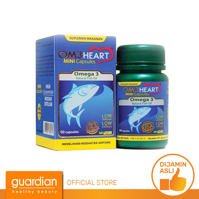 OM3HEART Omega 3 60 Kapsul