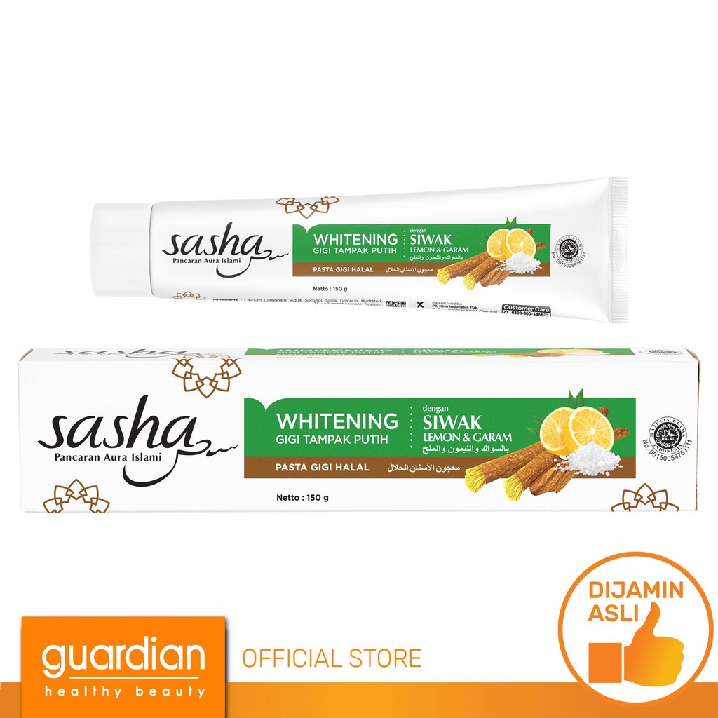 SASHA Toothpaste Whitening 150g
