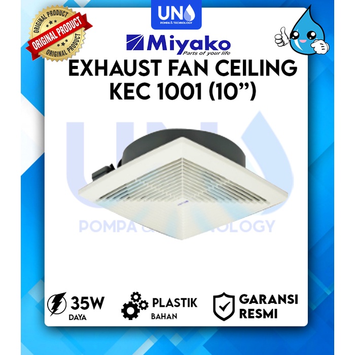 Miyako KEC 1001 Exhaust Fan Atap / Ceiling