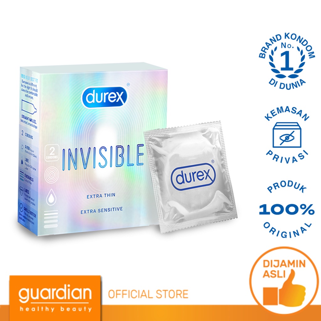 DUREX Invisible 2s - Kondom Extra Tipis Pria