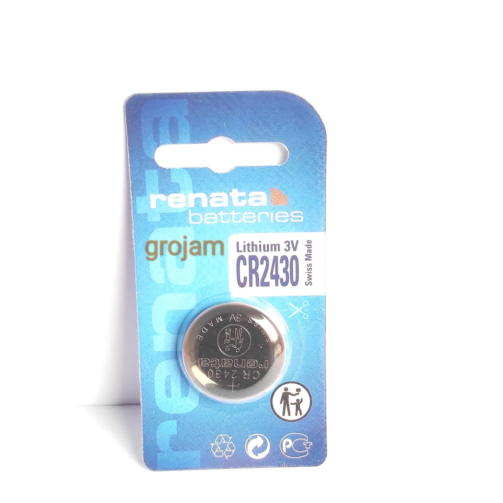 Baterai JAM TANGAN Battery Batre RENATA 2430 CR2430 CR2430N Original