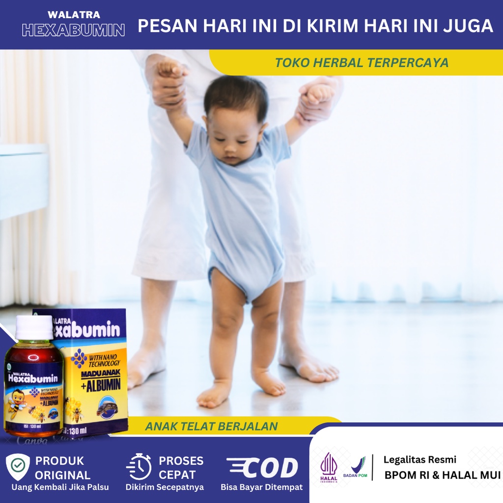 Obat Membantu Anak Cepat Jalan, Obat Perlacar Jalan, Obat Anak Terlambat Jalan, Obat Penguat Tulang 