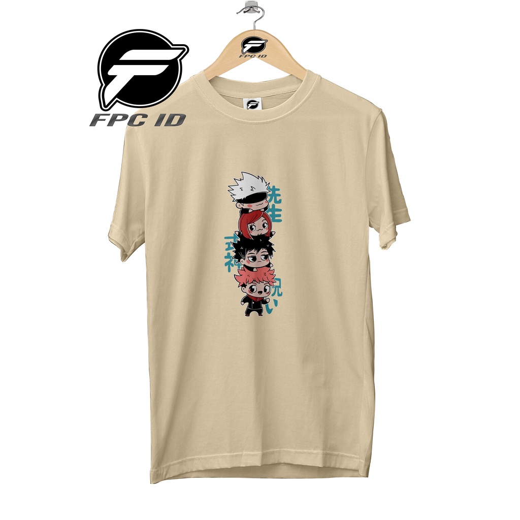 Kaos Anime Gojo Kids Help Cotton Combed 30s Pakaian Pria Distro Atasan Wanita Jumbo Pilihan Favorit Fpc Id