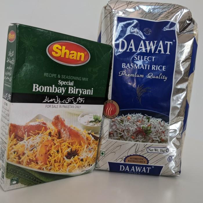 

Paket Beras Basmati daawat dan Bumbu Biryani / Daawat Basmati .. Best Seller