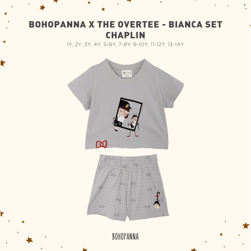 Boohopanna X Overtee Bianca Set / Setelan Anak Unisex