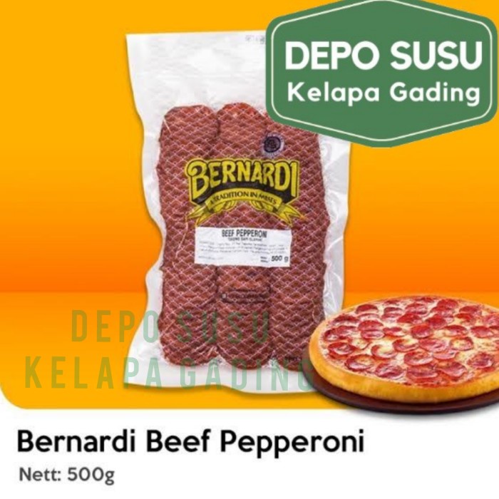 

Bernardi Beef Pepperoni 500gr / 150gr | Bernadi Peperoni Pizza Topping - Beef Pepp 150gr