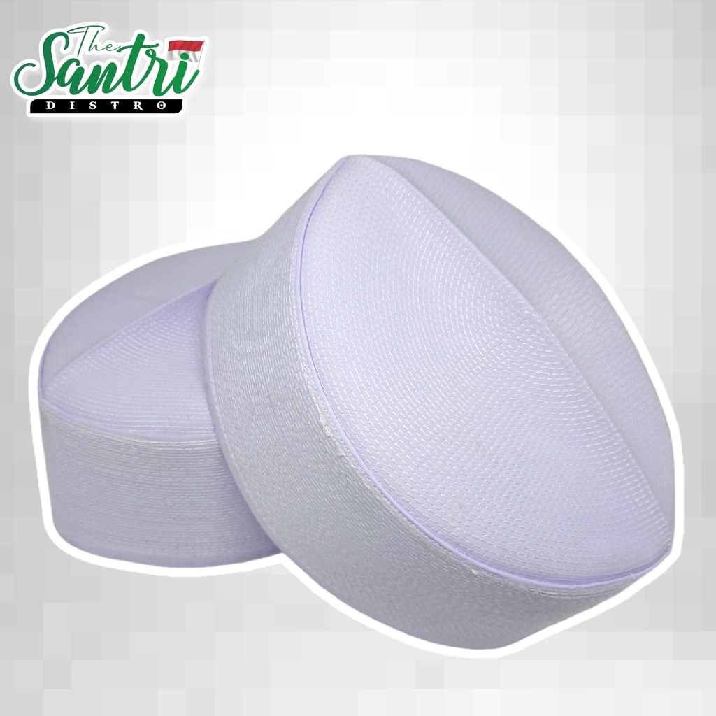 Peci Adzikro Pendek / Peci Adzikro Putih Tinggi 9 / Kopyah Adzikro / Kopiah Adz Dzikro / Peci Kopiah