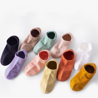 No Show/Low Cut Fun Socks Pastel Color Fashion Ankle Socks 8757