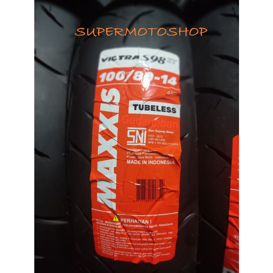 BAN MAXXIS 100/80-14 BAN DEPAN FINO VARIO BEAT PCX 150 SP