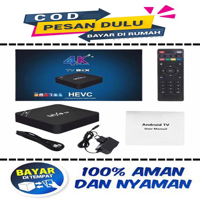 TV BOX MX9 4K HEVC/ ANDROID TV