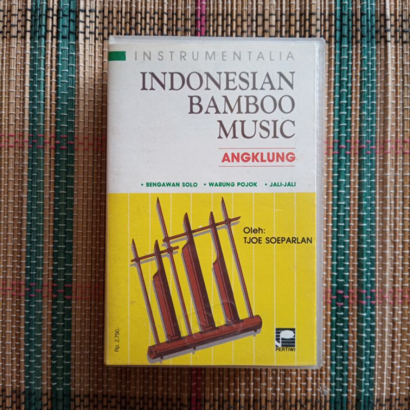 INDONESIA BAMBOO MUSIC ANGKLUNG - TJOE SOEPARLAN " Cassette Tape kaset Pita