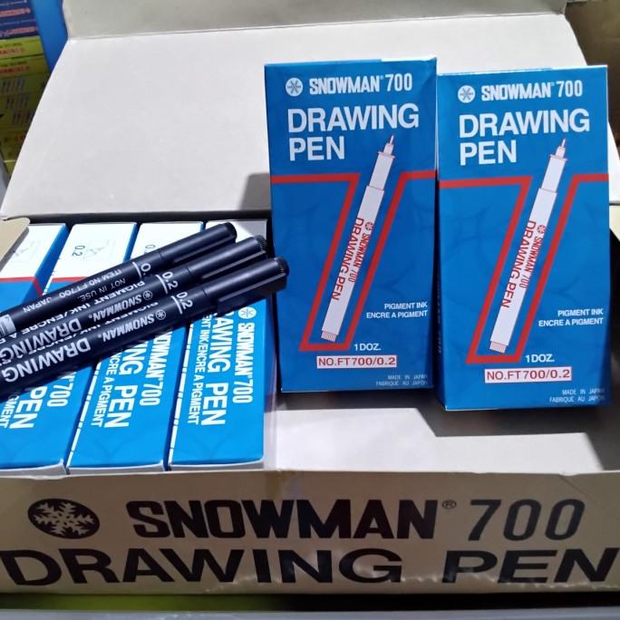 

Ready stock] Pen Snowman Drawing FT.700