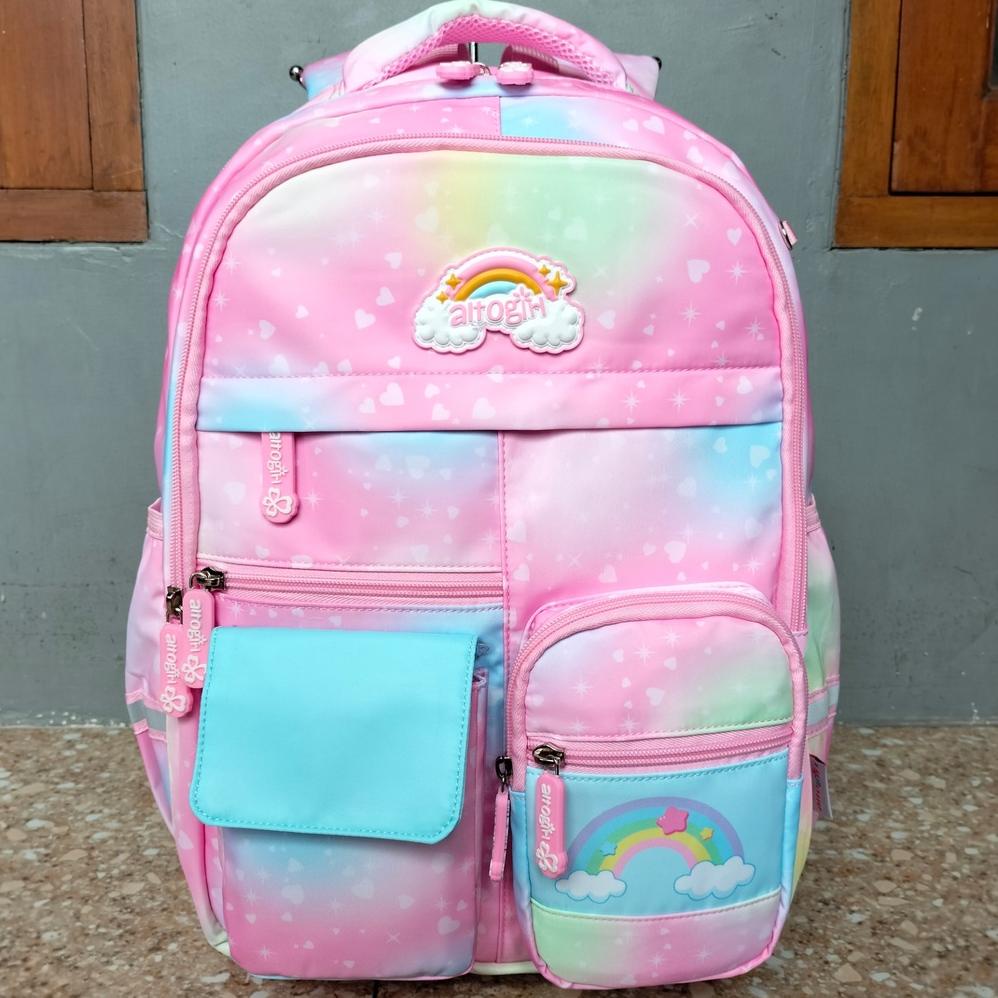 PROMO Tas Ransel Backpack Sekolah Alto Girl Original True Rainbow MURAH