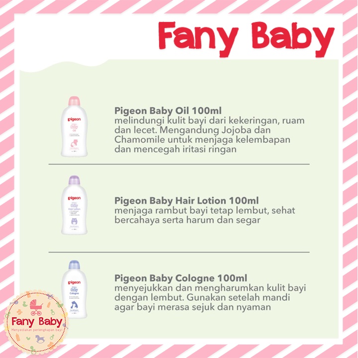 PIGEON TOILETRIES GIFT SET / PERLENGKAPAN MANDI BAYI