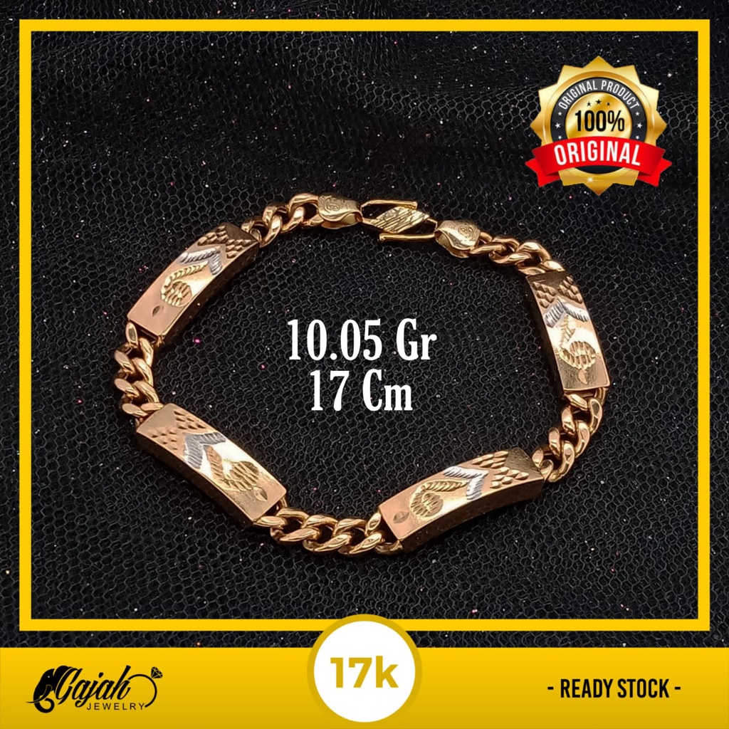 Gelang Emas 17K - 10.05 Gr Kadar 750 - 4567