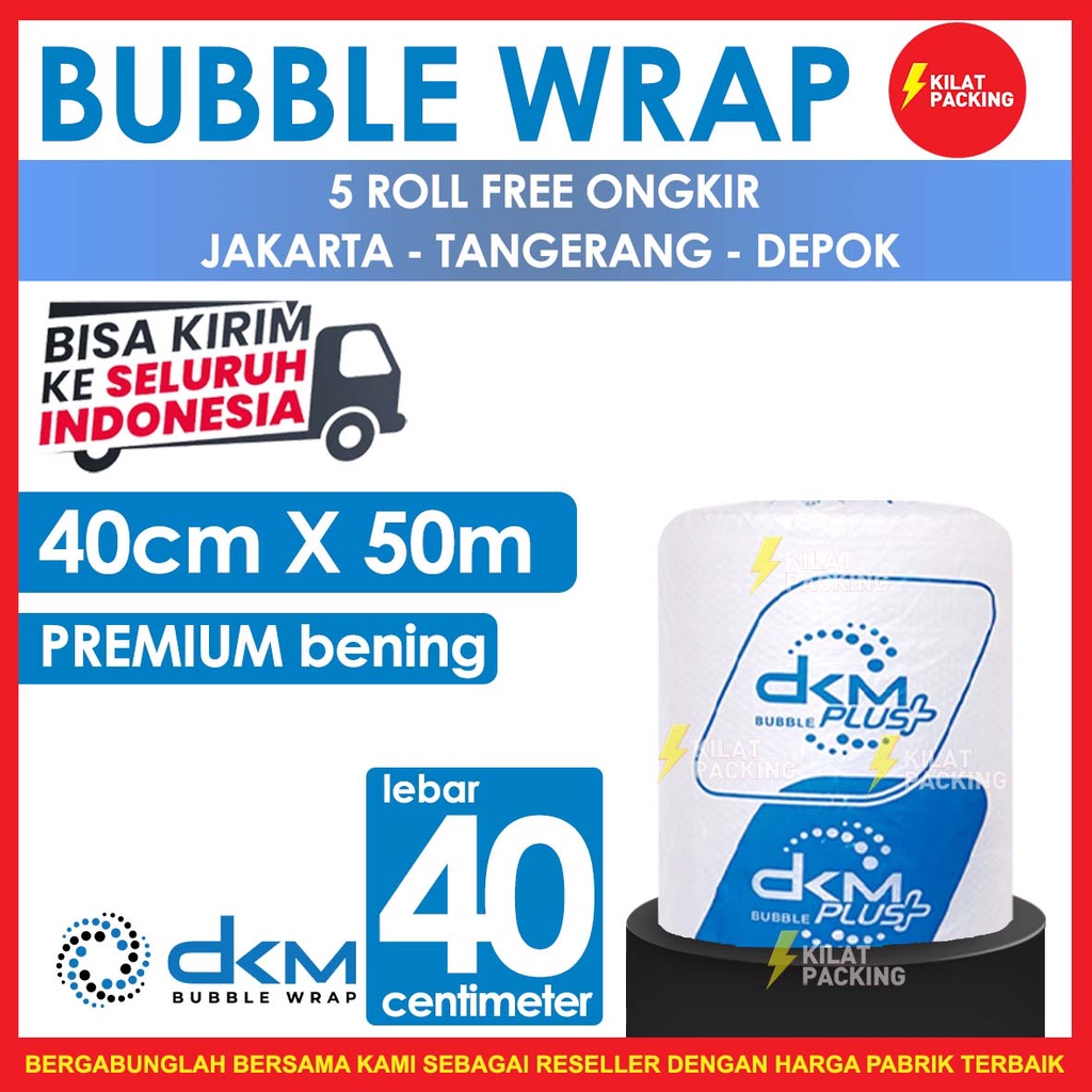 

Bubble Wrap 50m x 40cm BENING BIRU premium delkomas