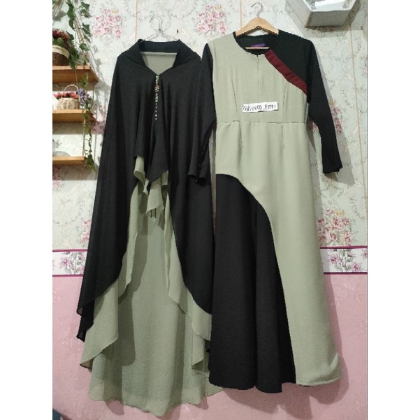 Gamis preloved EFER SYARI DRESS second pl muslimah syari maxy umbrella muslim