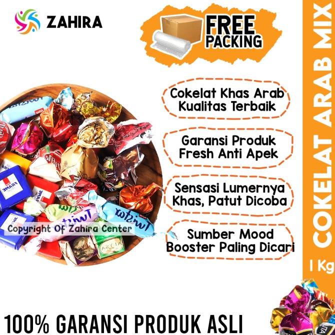 

HOT PROMO Coklat Arab Premium 1Kg Fresh Cokelat Mix Camilan Truffle Turki Deluxe